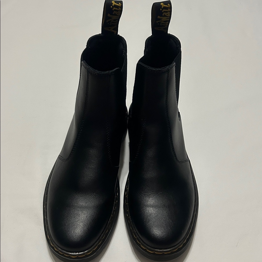 Dr. Martens Dorrian Black Leather Chelsea Boots size 9 New - Picture 10 of 11